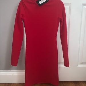A red dress